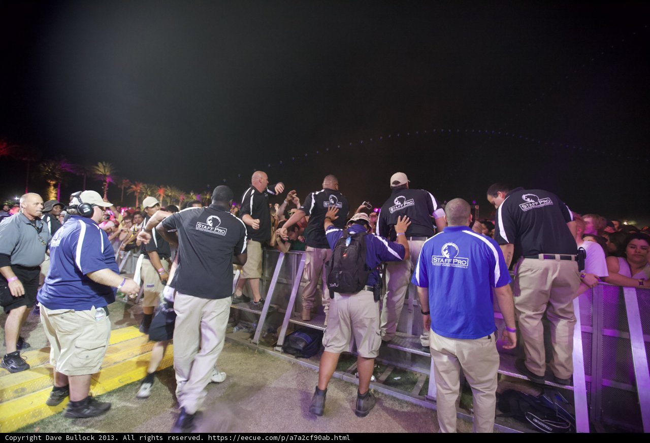 Nighttime Crowd at Coachella