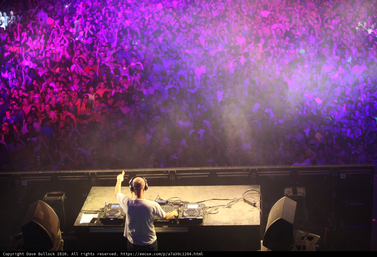 DJ Rocks the Stage at Coachella