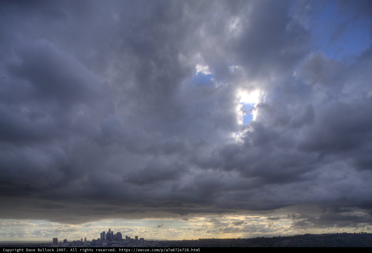 Skyline on a Cloudy Day