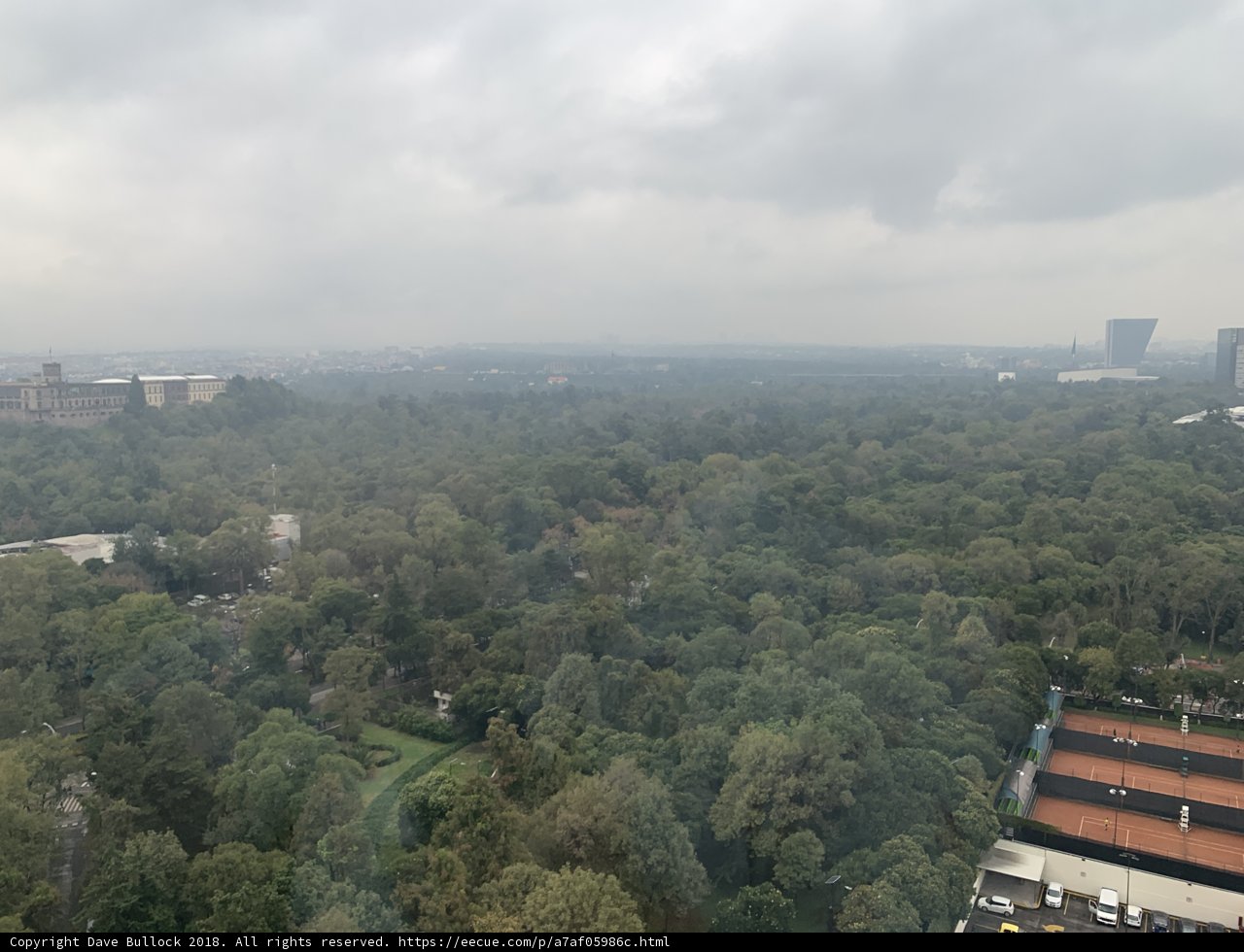 Cloudy Cityscape from Above