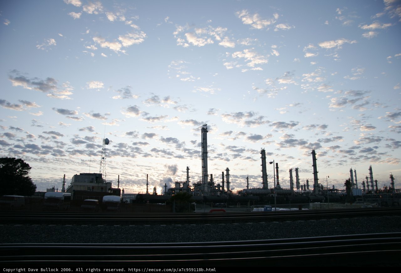Sunset at the Refinery