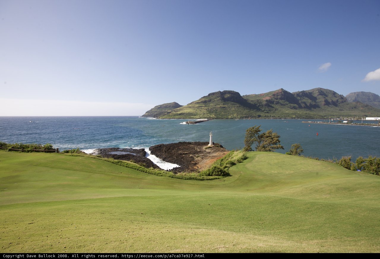 A Scenic Golf Course by the Shore