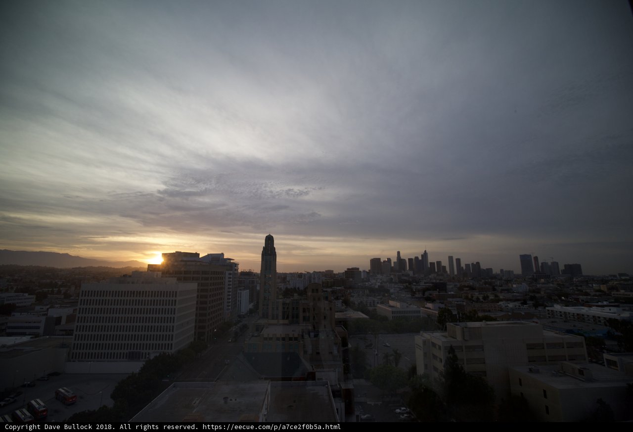 Sunset over the City