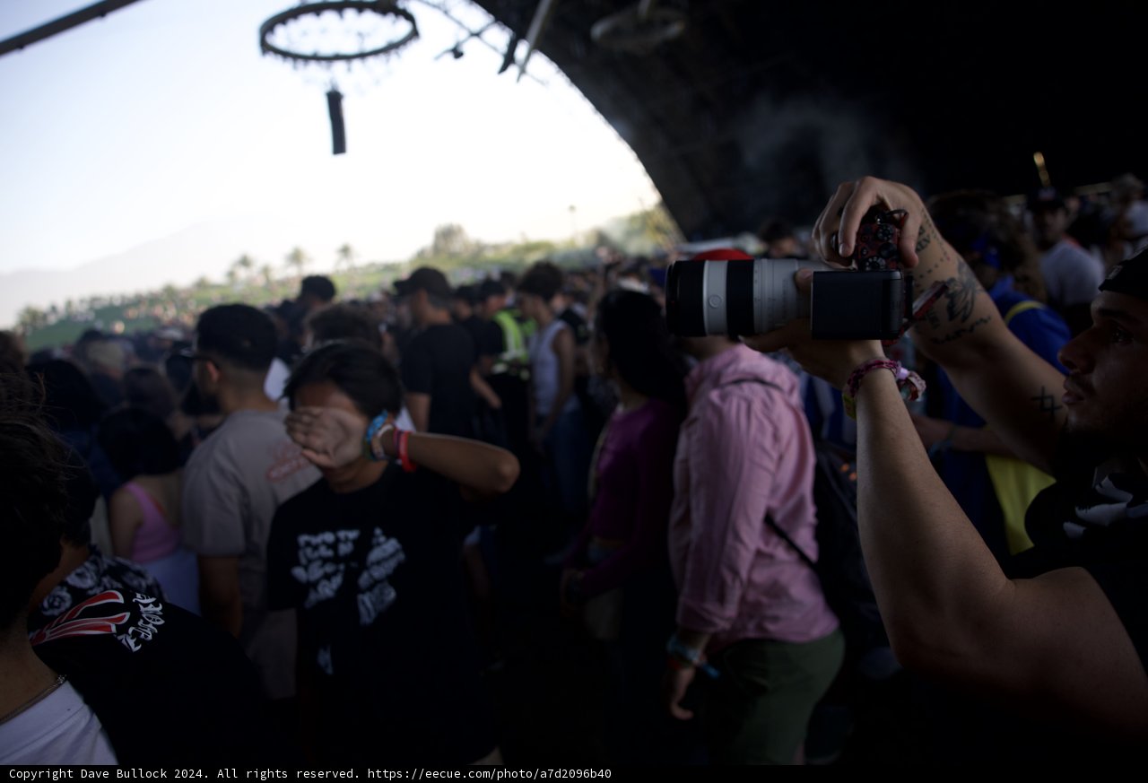Capturing the Beat: A Moment at Coachella 2024