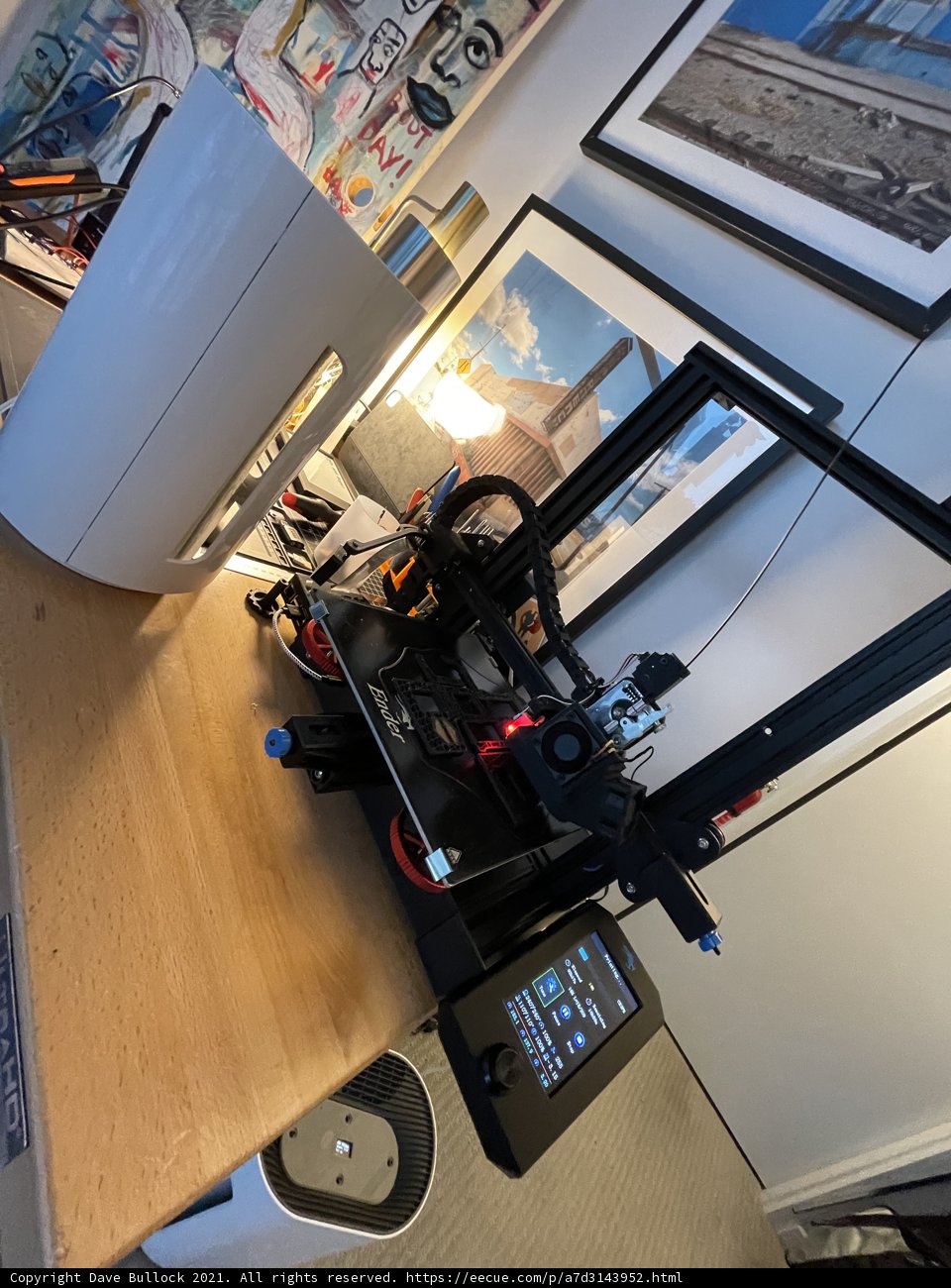 Cutting-Edge 3D Printer on a Modern Desk