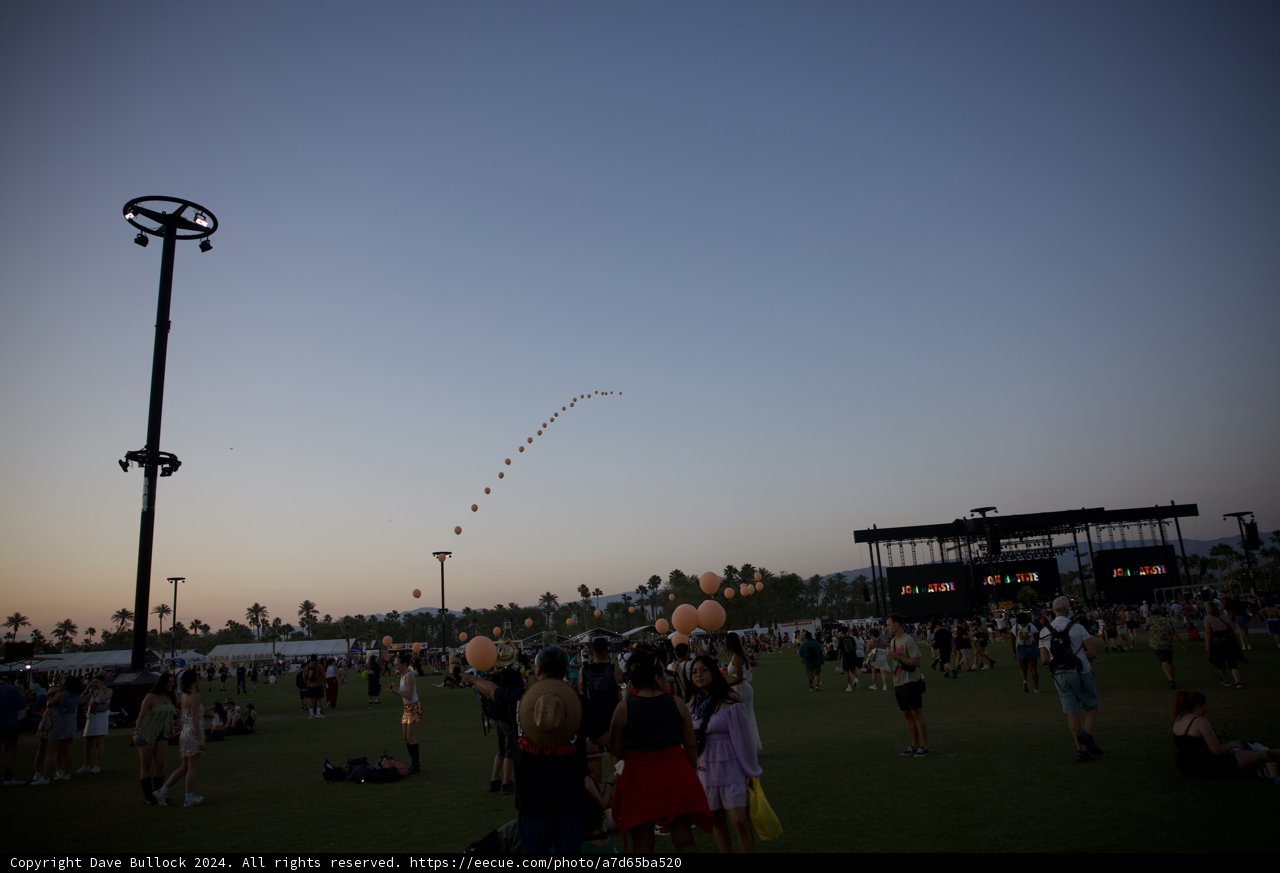Twilight Ambiance at Coachella 2024
