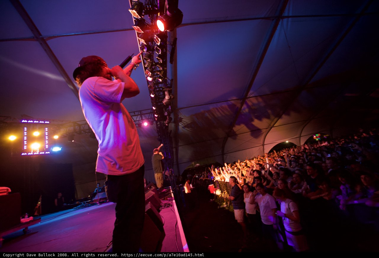 Zhang Zhongqi on Stage at Coachella 2008