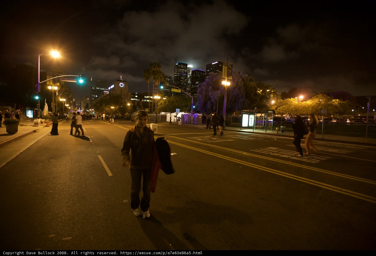 Night stroll in the Metropolis