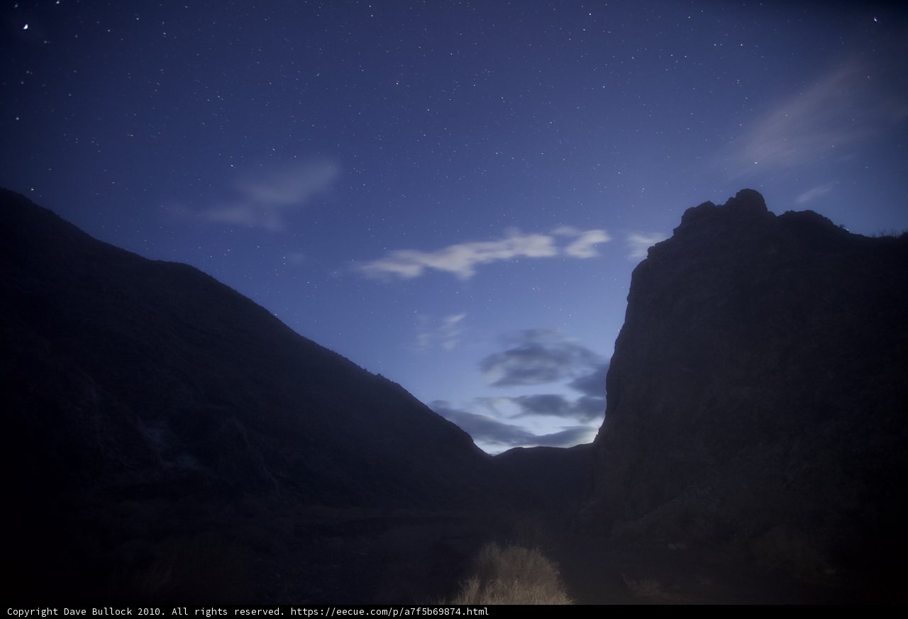 Starry Night on the Mountain Peak