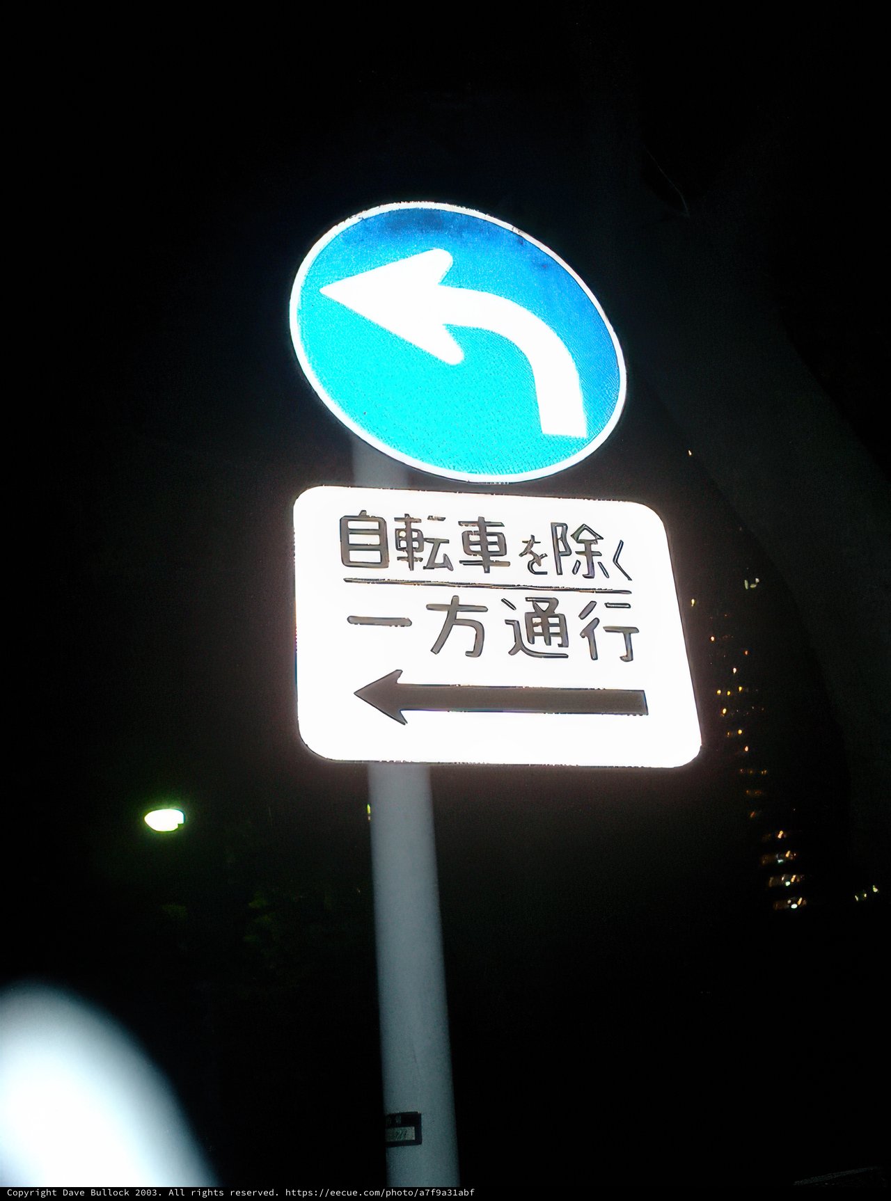 Directional Sign in Tokyo