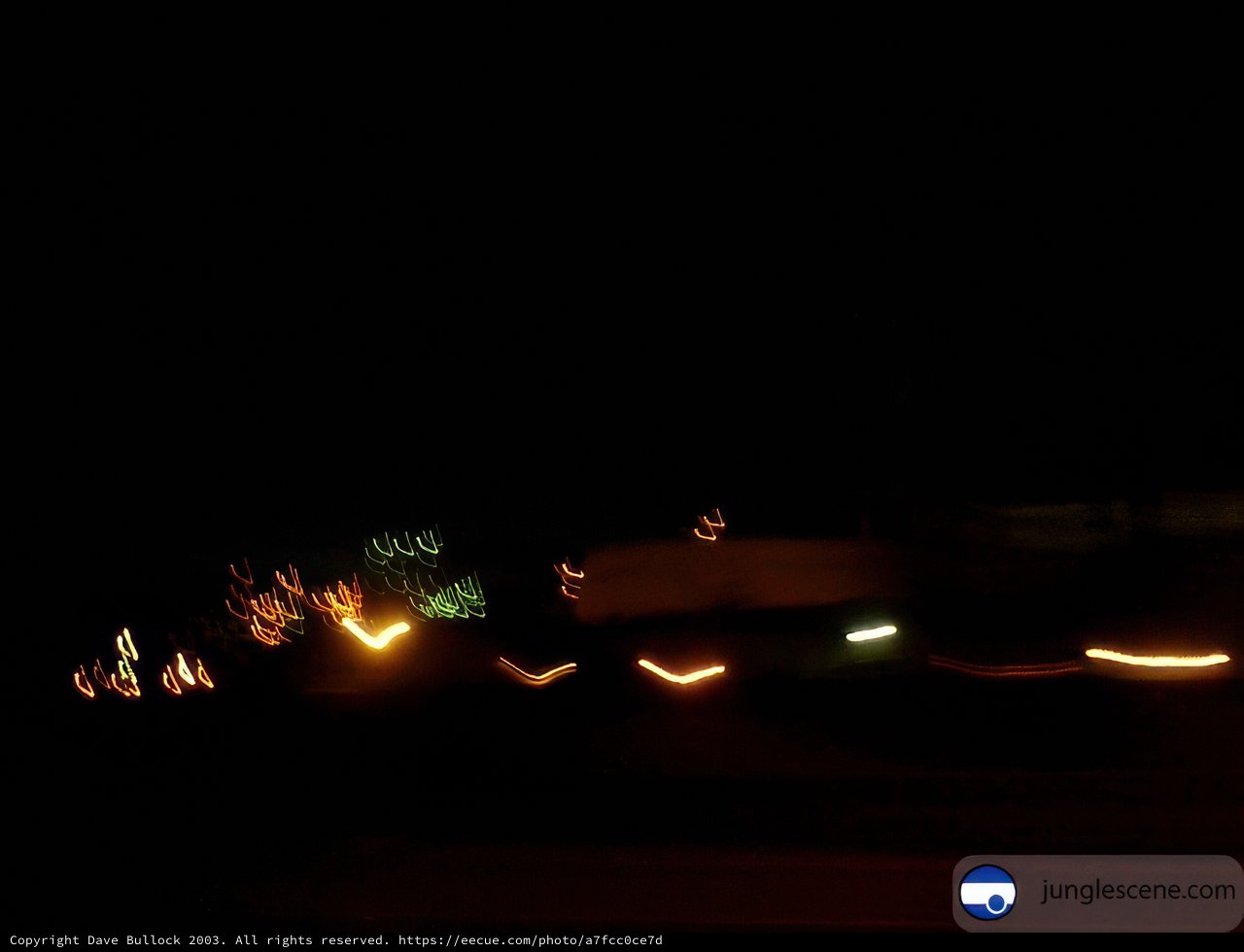 Night Lights on the Road