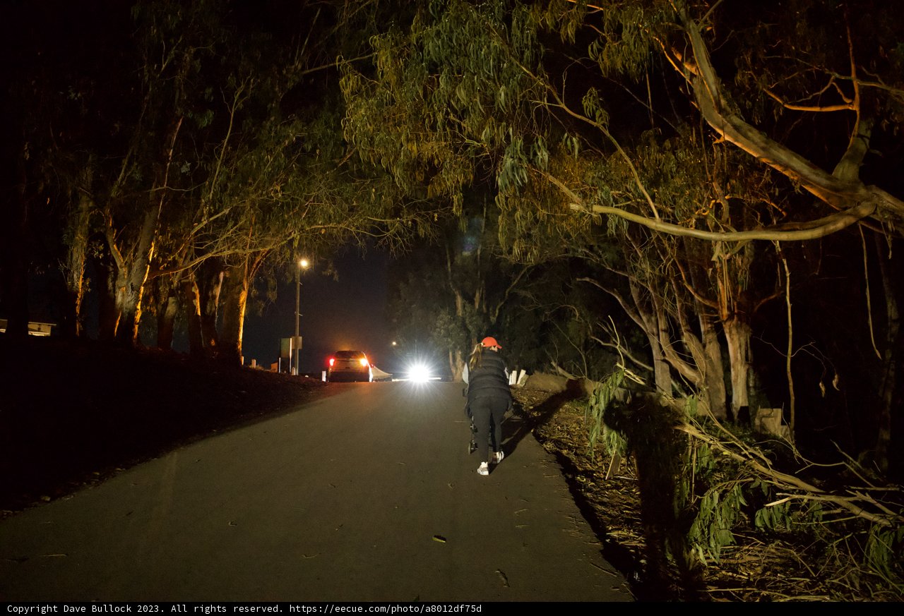 Nighttime Solitude Exploring The Shadows