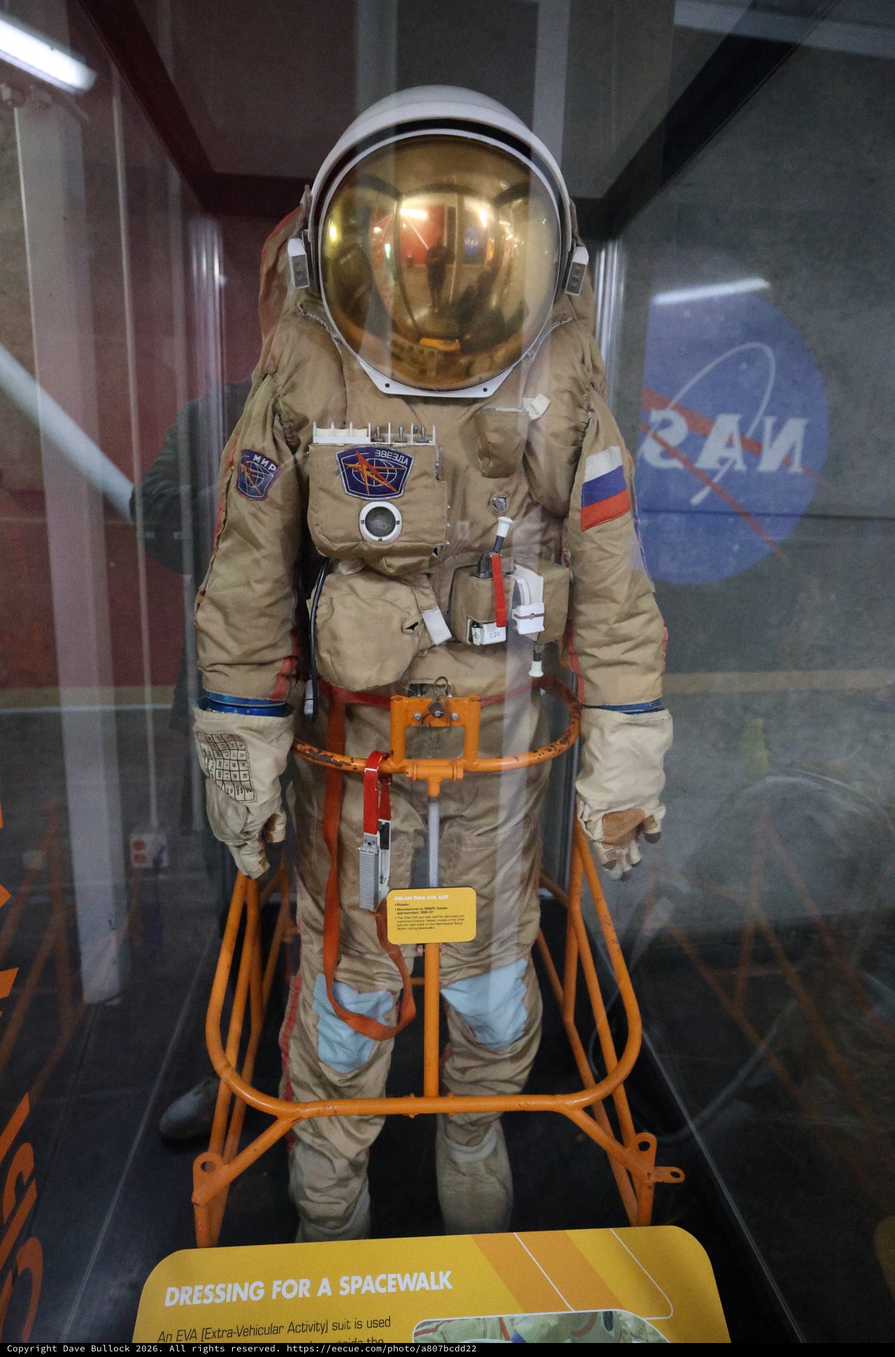 Soviet Era Spacesuit Display at Space Museum