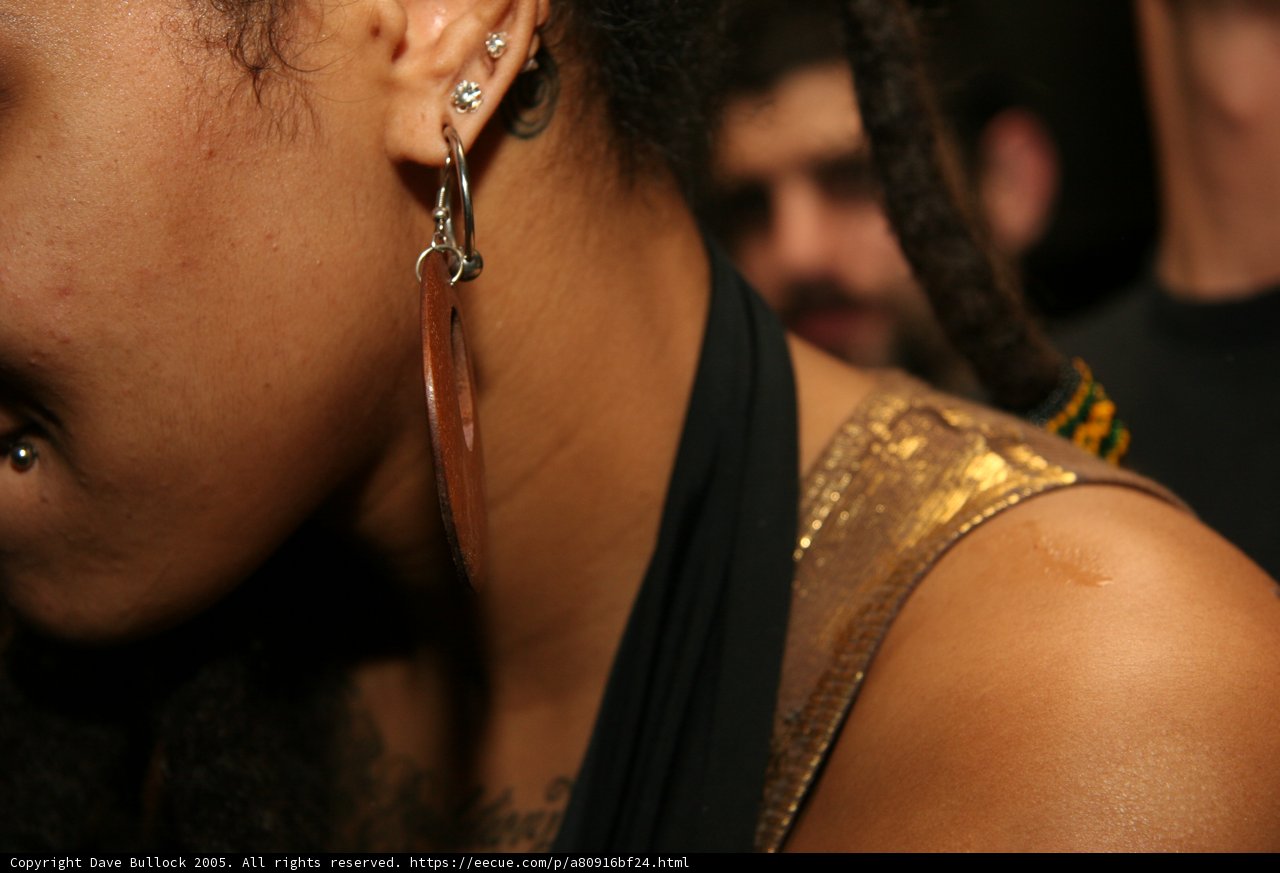 Golden Threads on A Dread-Locked Beauty