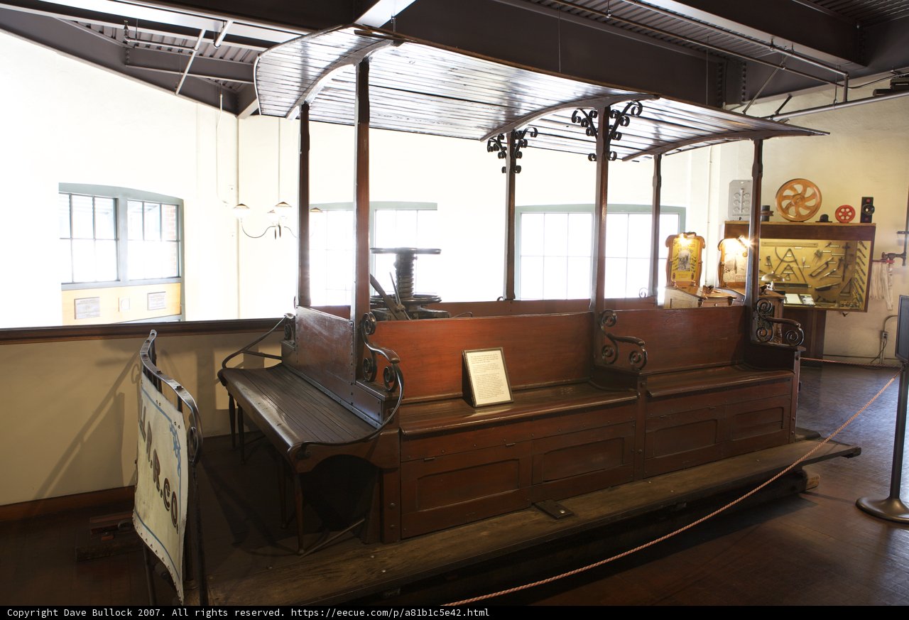 Wooden Bench in an Interior Building