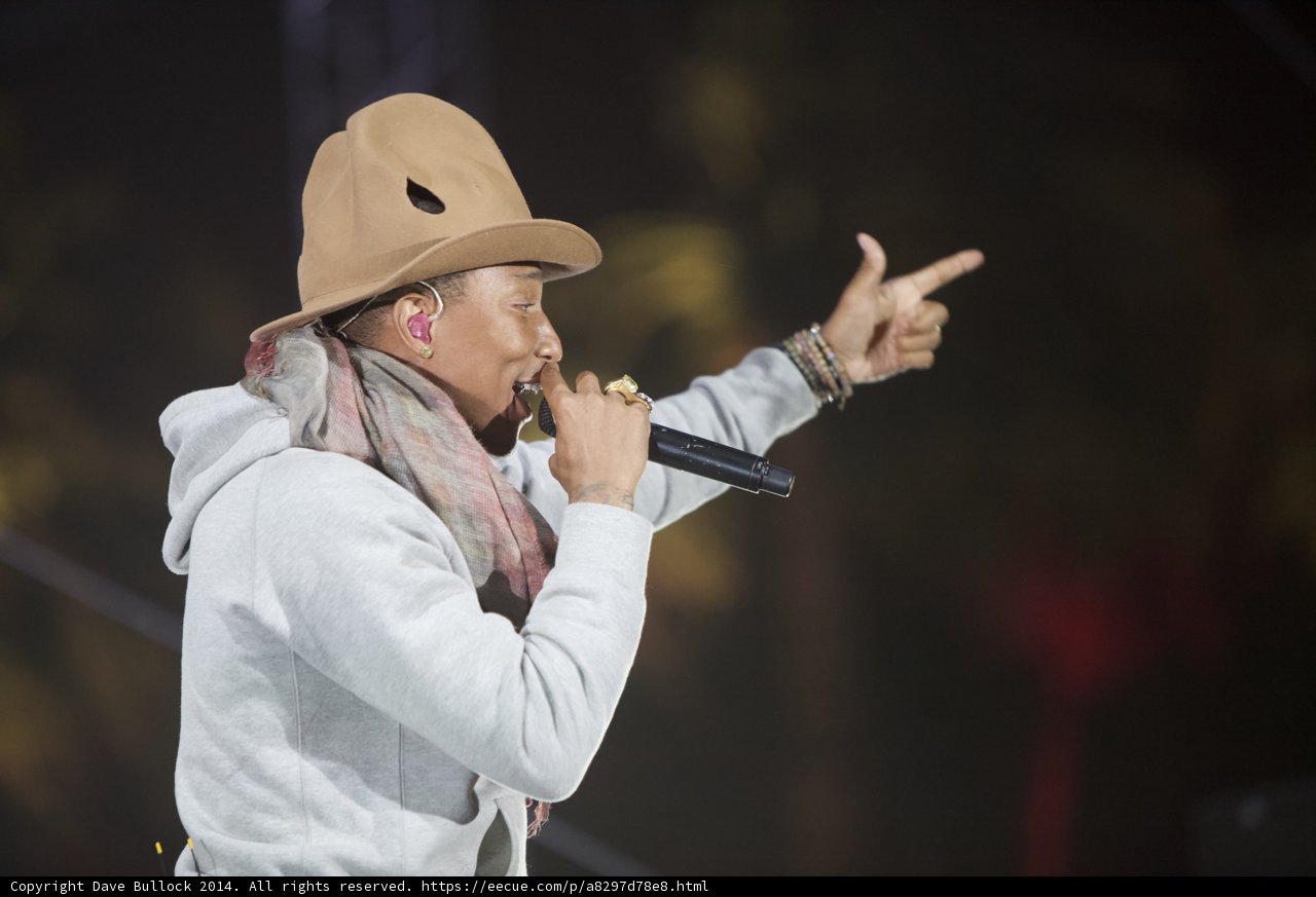 Pharrell Williams Rocks the Stage at Coachella