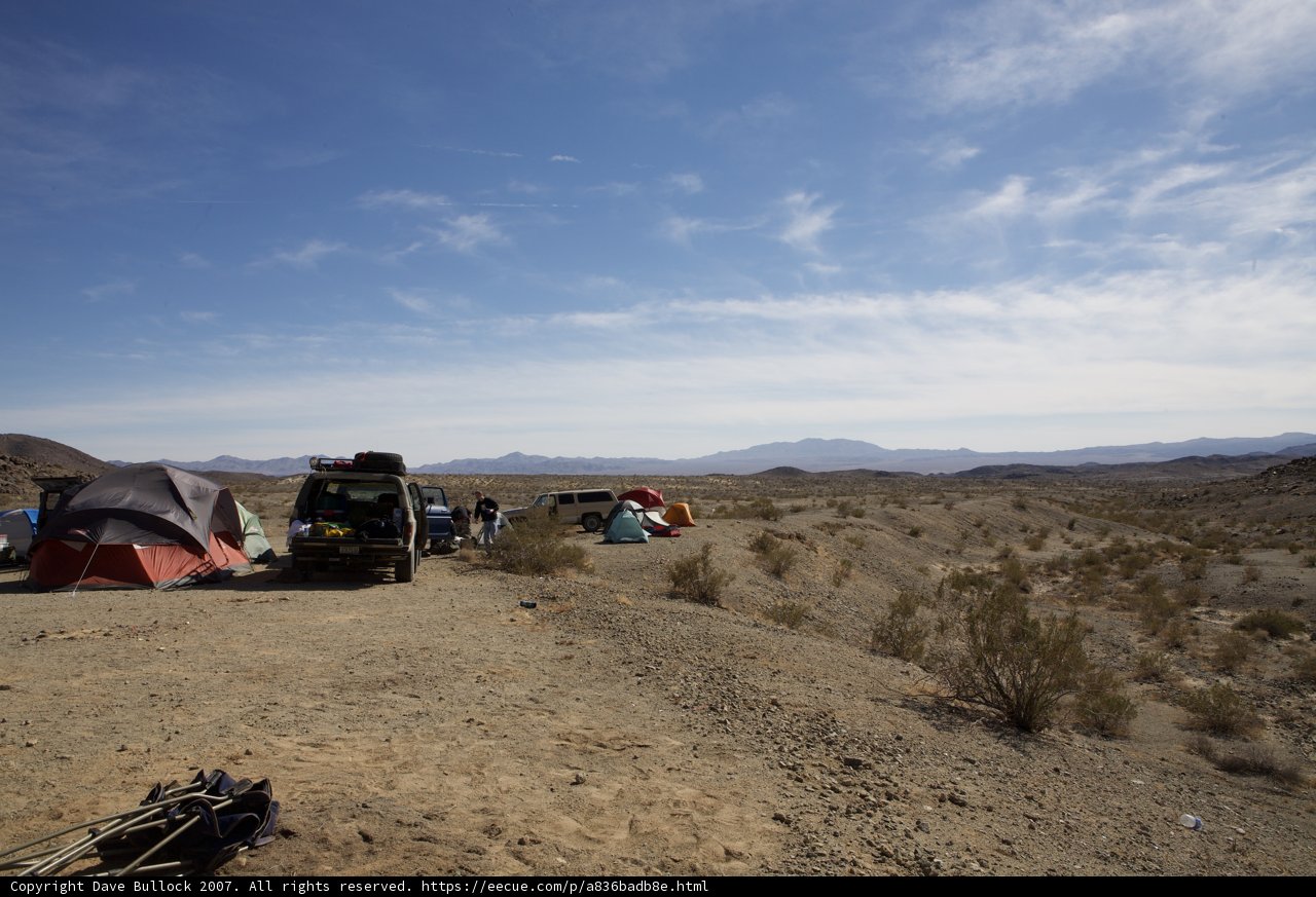 Desert Campsite with a View