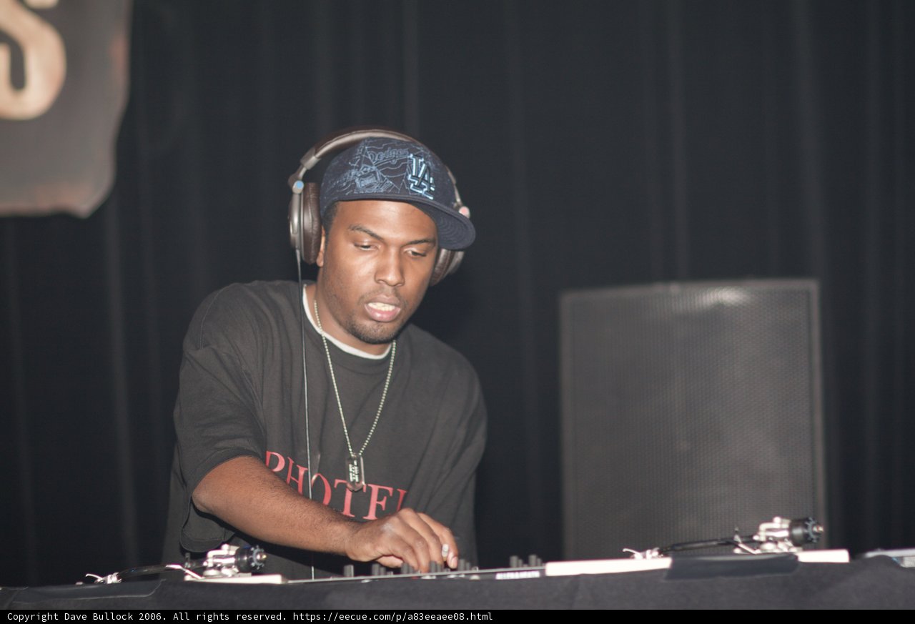 Black-Shirted Deejay