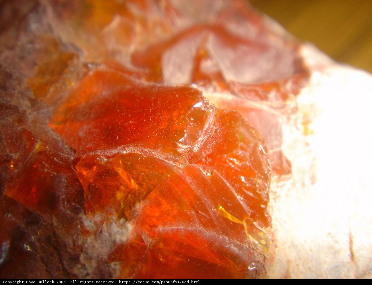 Orange Agate Crystal Rock