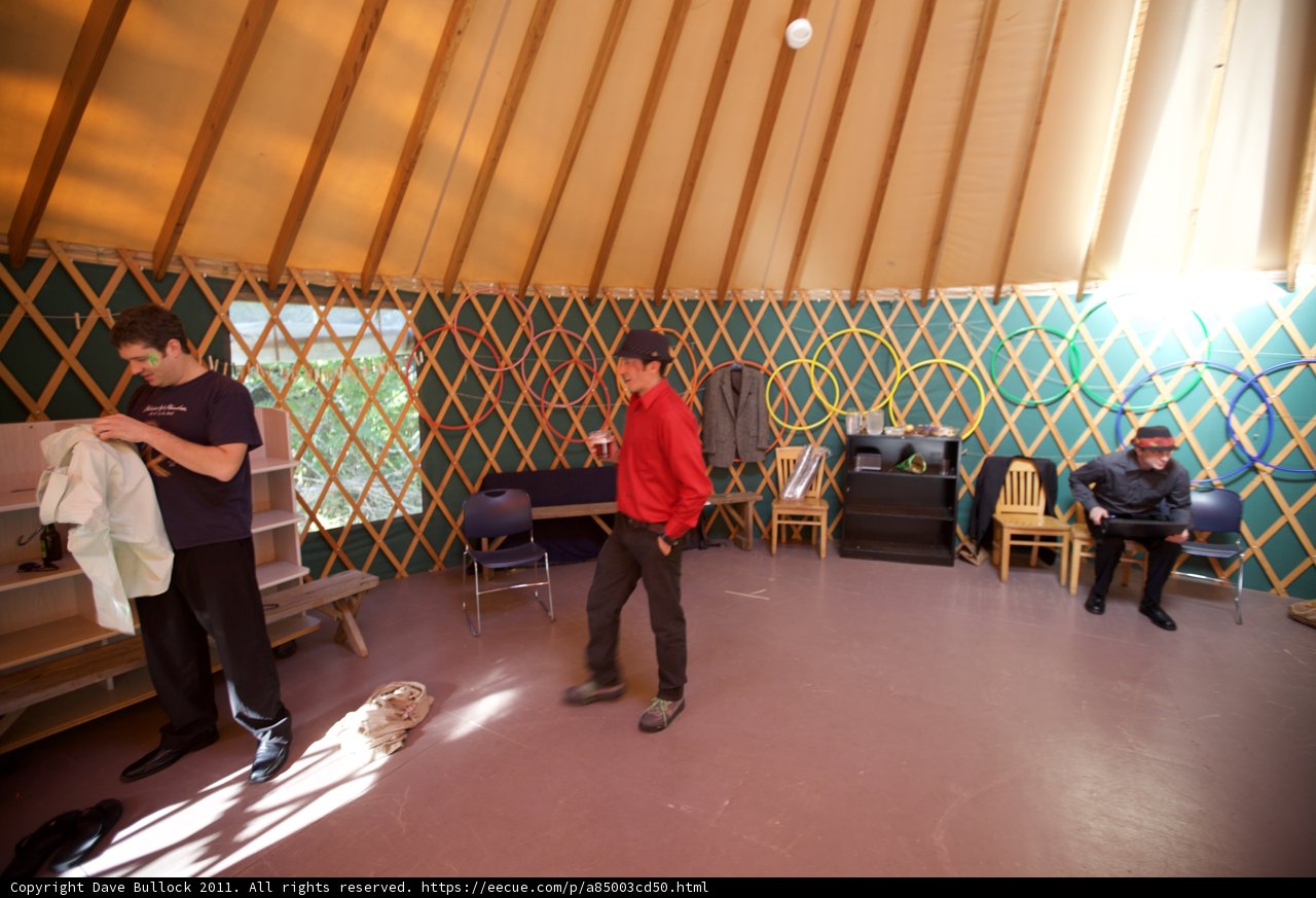 Standing in the Yurt