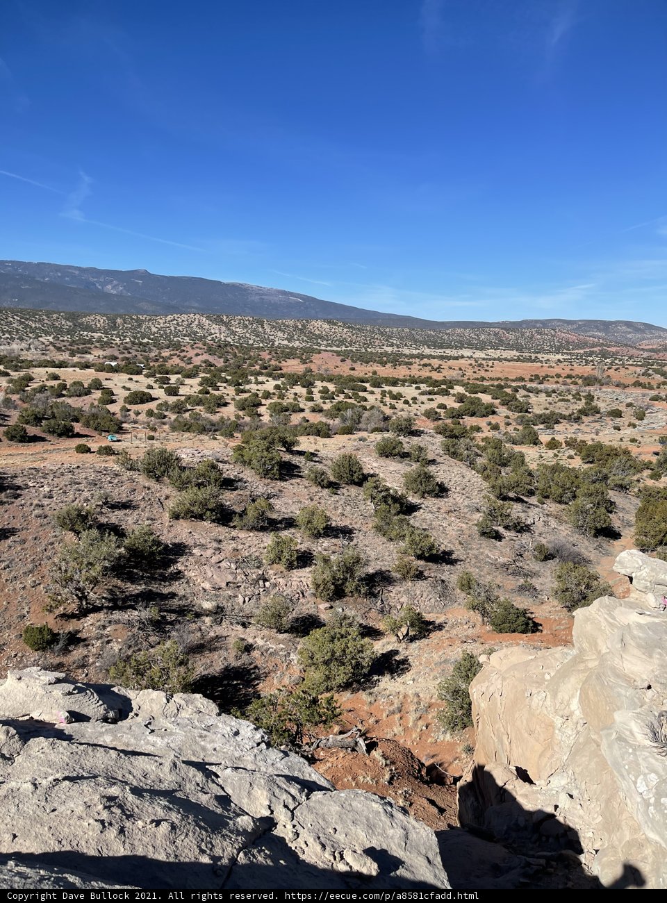 A Scenic View of the Desert Plateau
