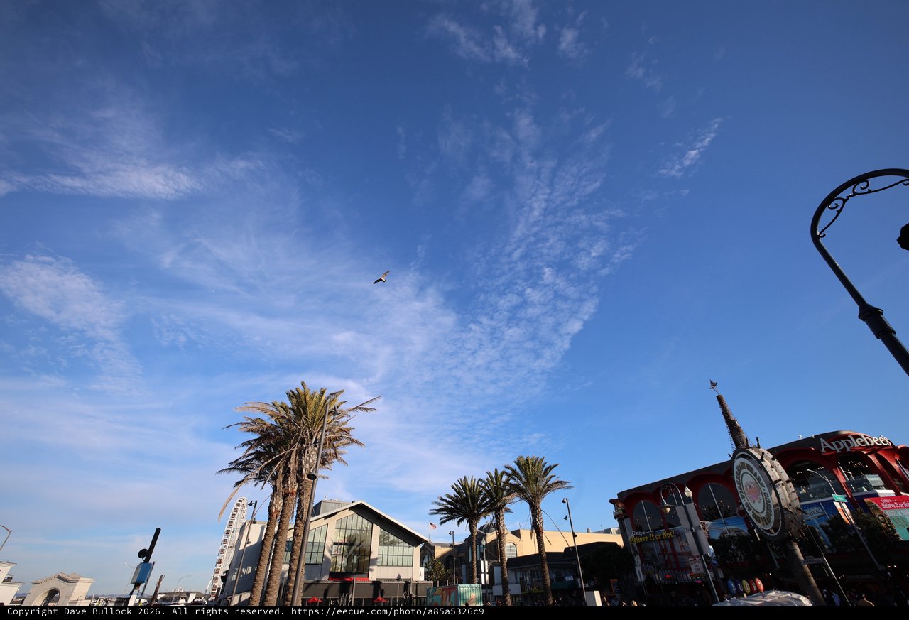 Twilight Sky Over Coastal Boardwalk Entertainment District