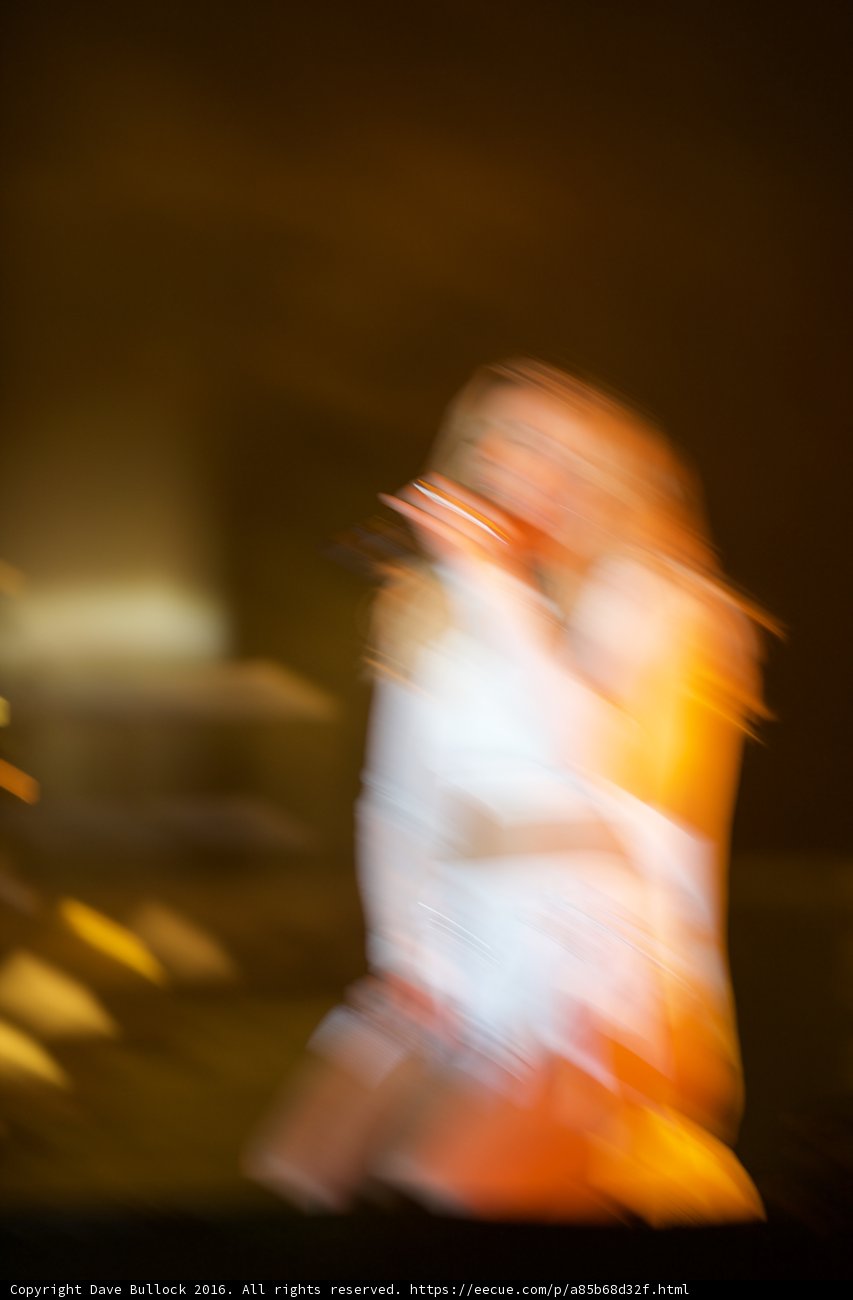 Blurred Beauty on the Dance Floor