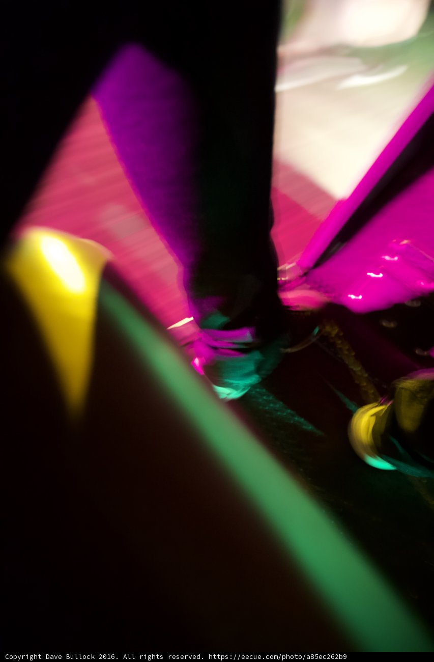 Neon Skateboard