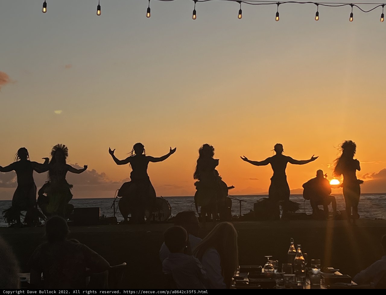 Sunset Hula Dance