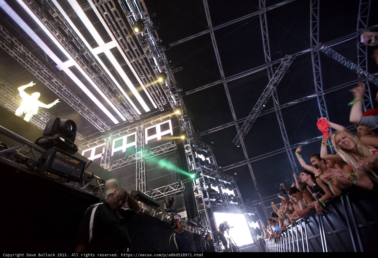 Hands in the Air at Coachella Concert