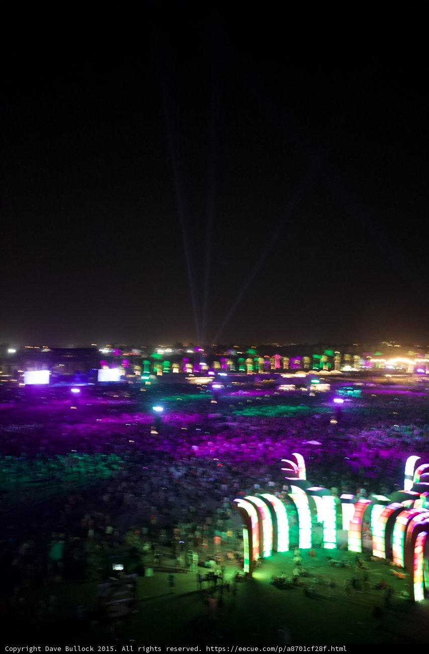 The Night Comes Alive with Colorful Lights