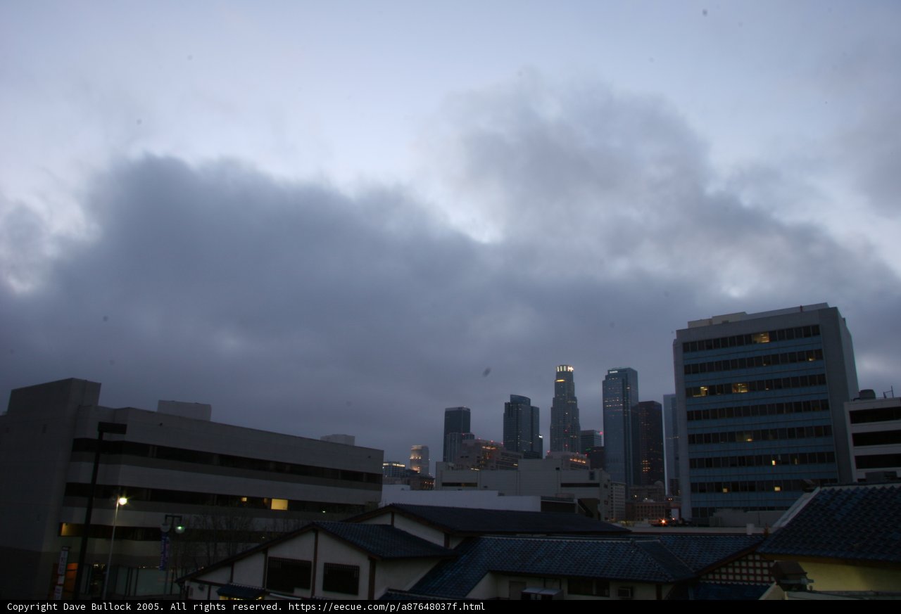 Dark clouds over the Metropolis
