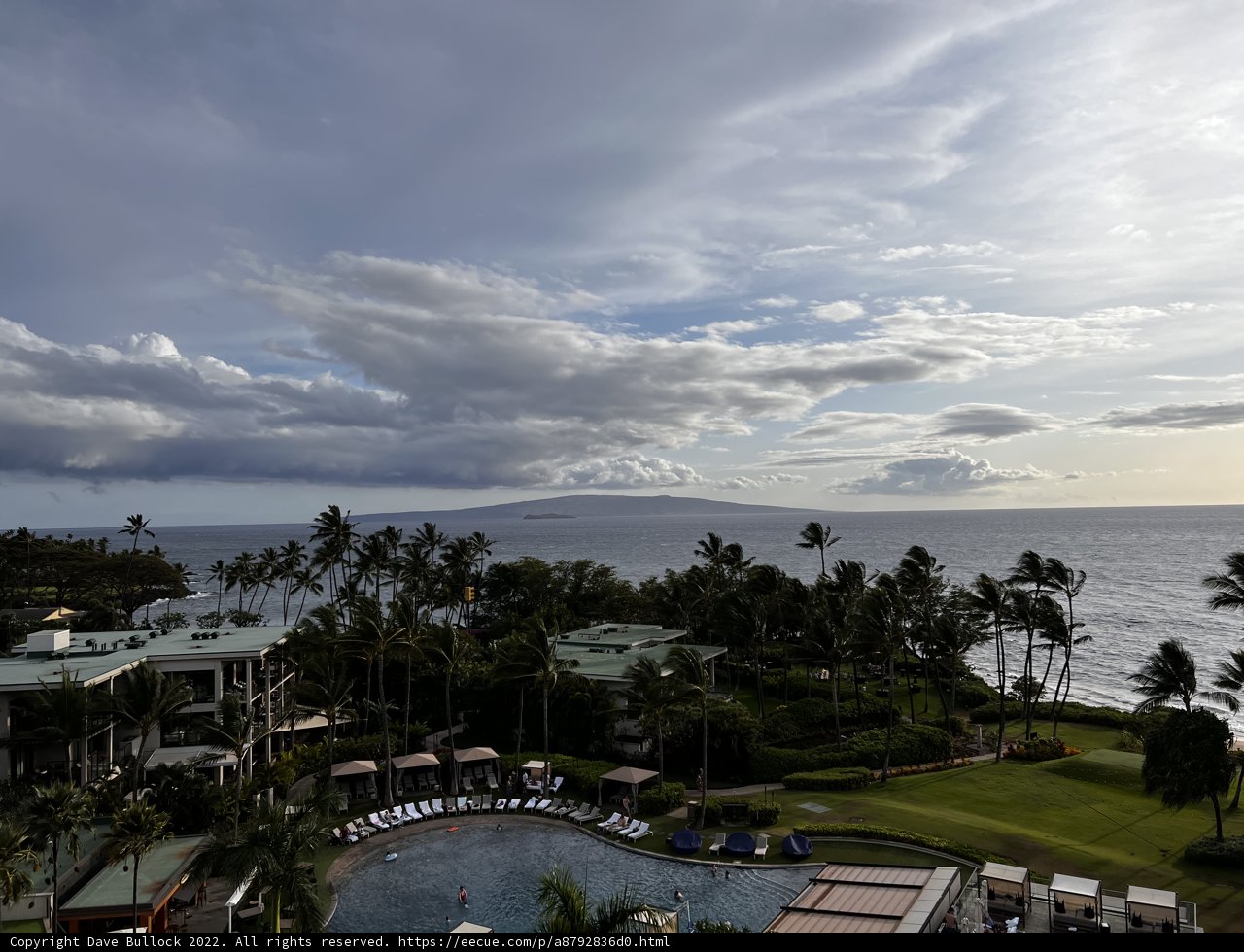 Overlooking the Ocean at Wailea Resort