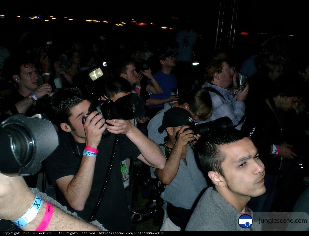 Taking pictures at Coachella