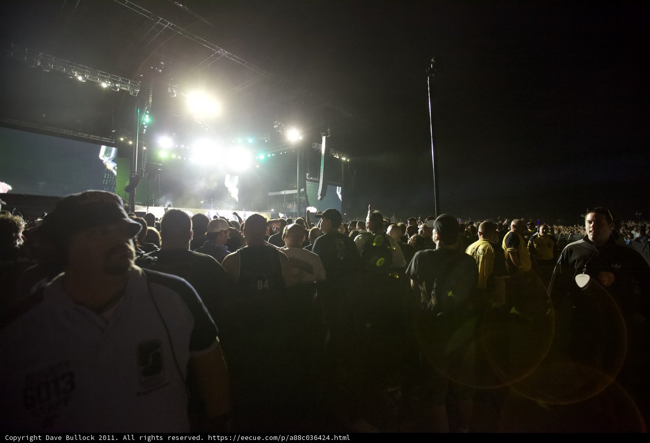 Illuminated Crowd at Big Four Festival