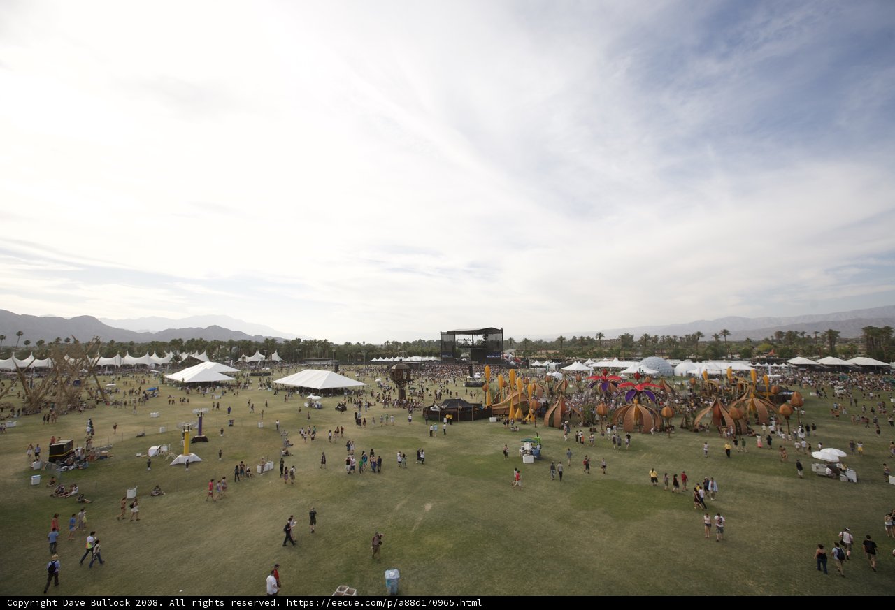 Coachella Crowd in the Field