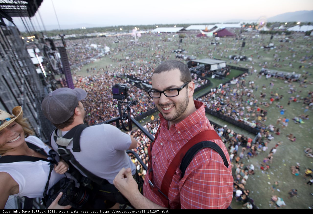 Dave B on A Balcony at Coachella 2011