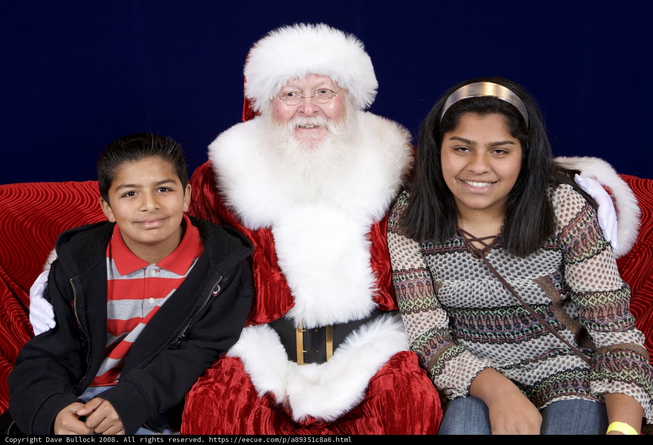 Santa Claus spreading joy at APC Xmas party
