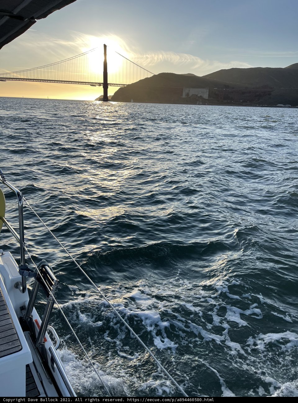 Sailboat on San Francisco Bay