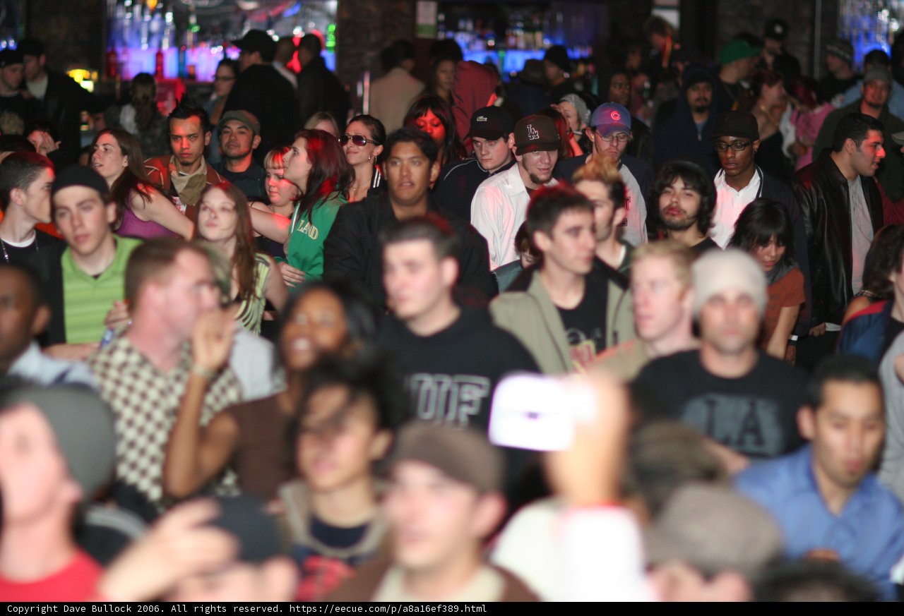 Bass Rush 4 Year Nightclub Crowd