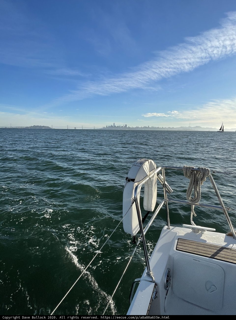 Sailing into the San Francisco Skyline