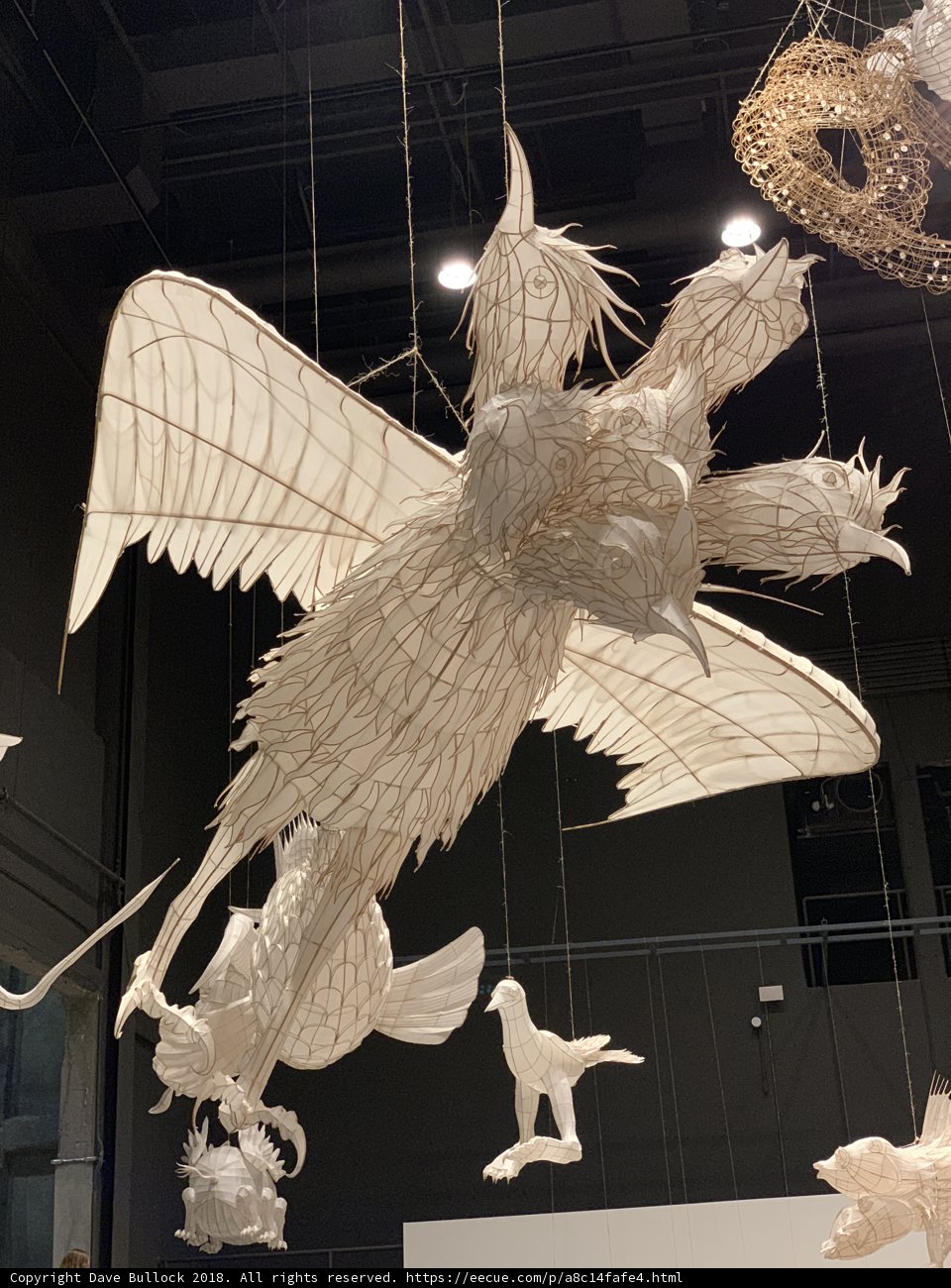 Majestic Paper Bird in Flight