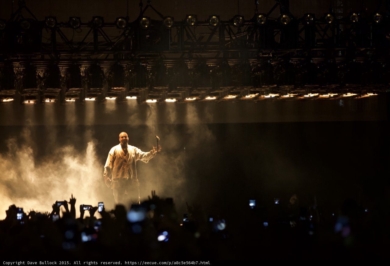 Kanye West Reaching Mic