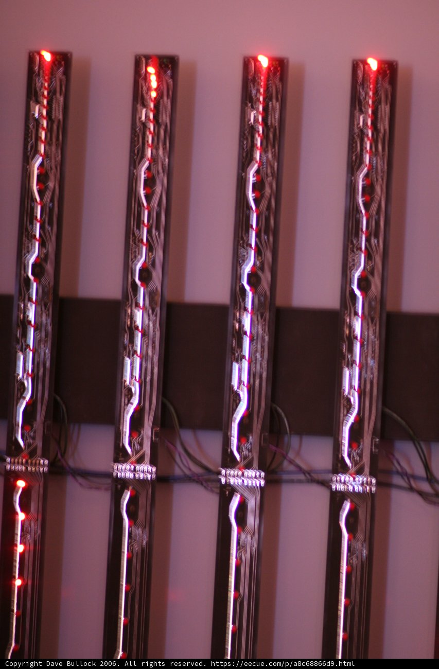 Red LED Light Display