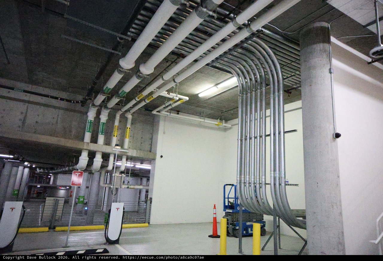 Industrial Mechanical Infrastructure in Underground Parking Facility