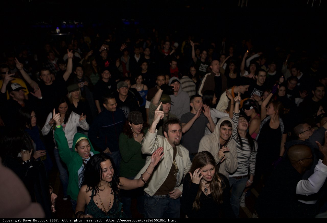 Partygoers get Funky on the Dance Floor