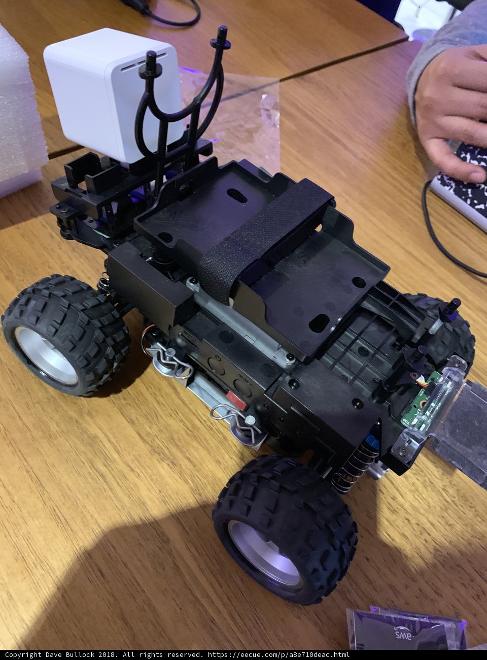 Remote Control Toy Car on Hardwood Table