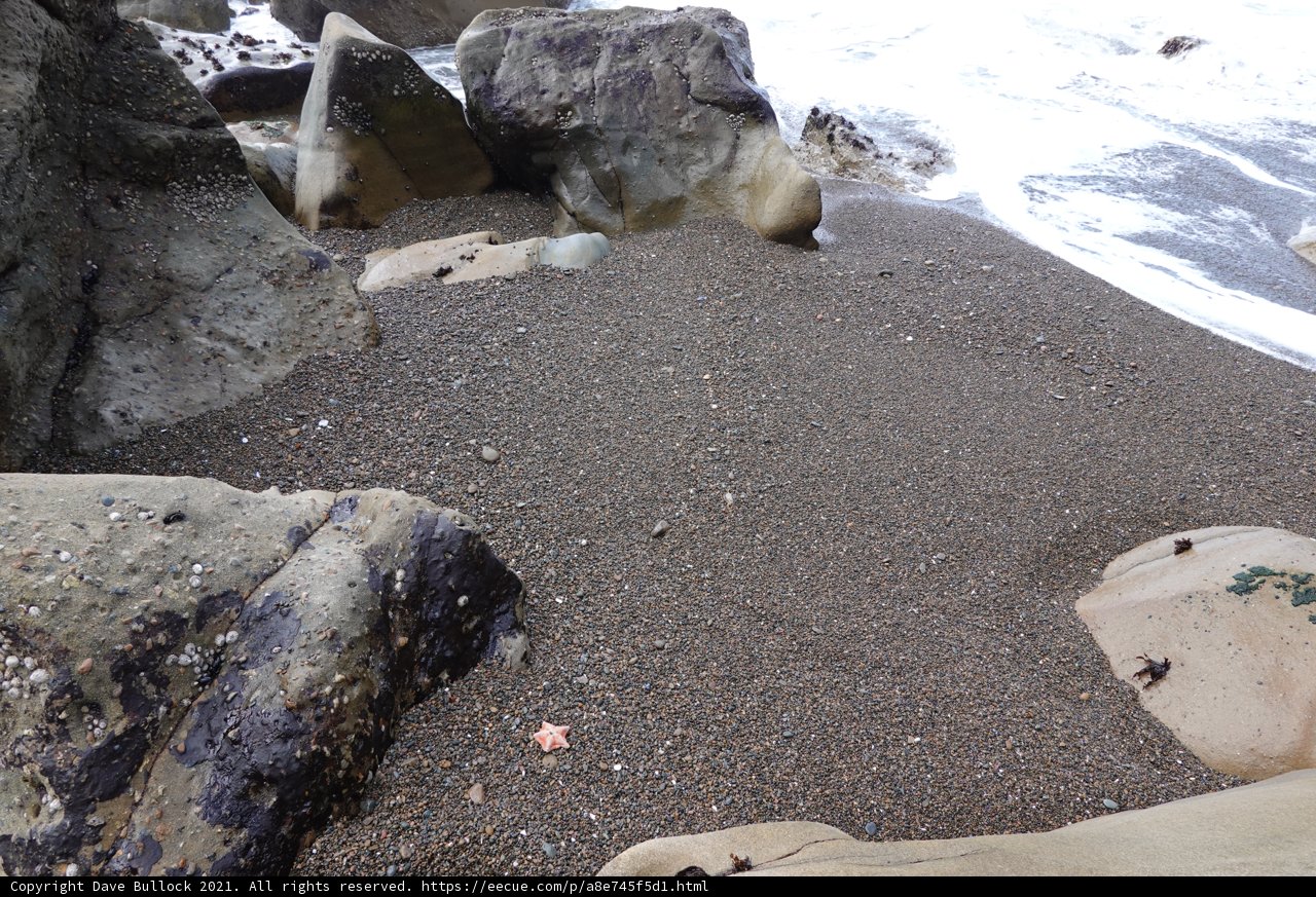 Rocks and Sand on a Beautiful Beach