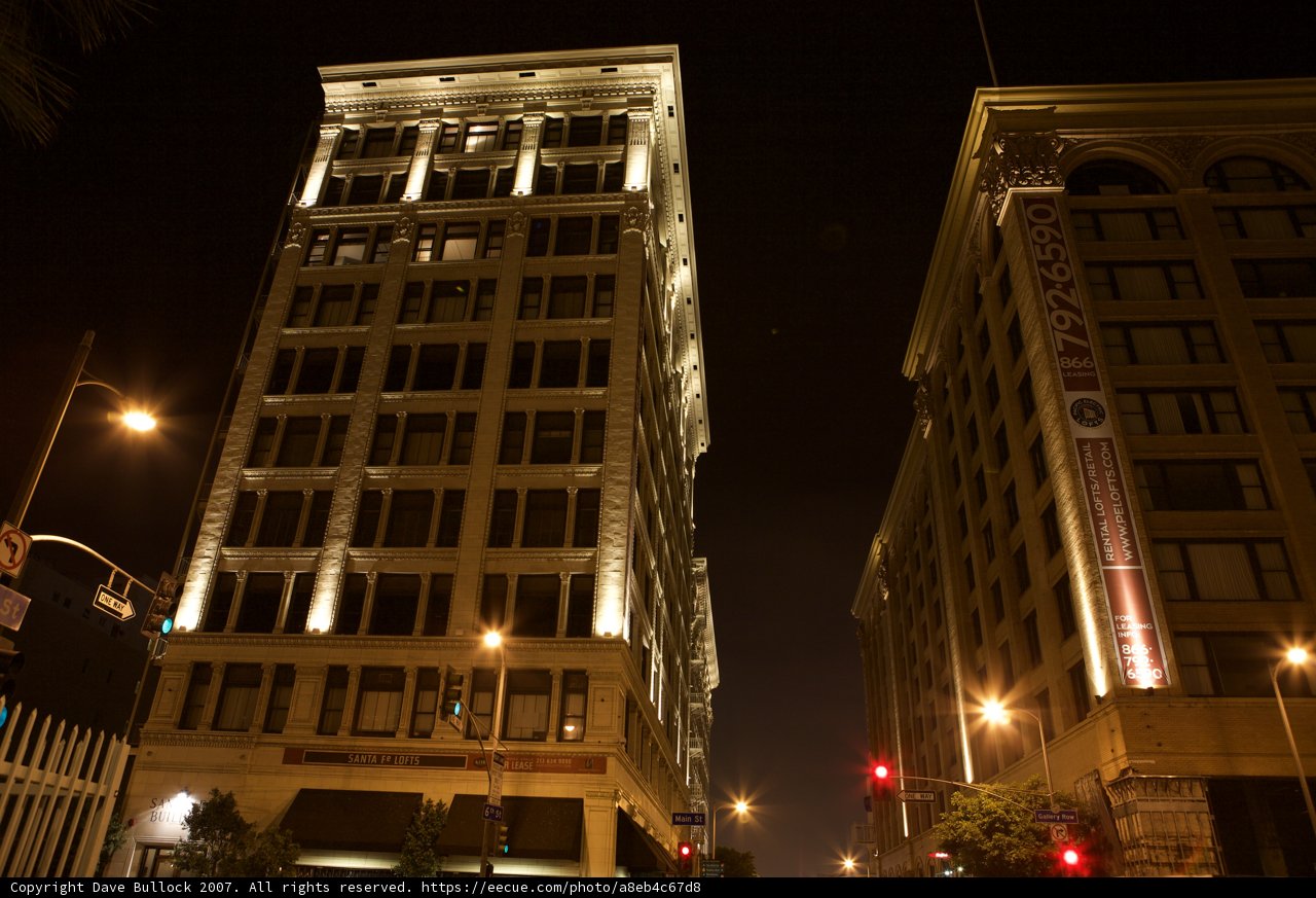 Towering Metropolis at Night