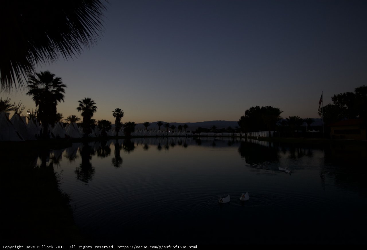Sunset Serenity at Coachella Lake